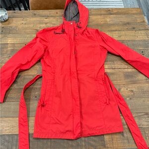 Columbia Red Women's Trench Rain Coat